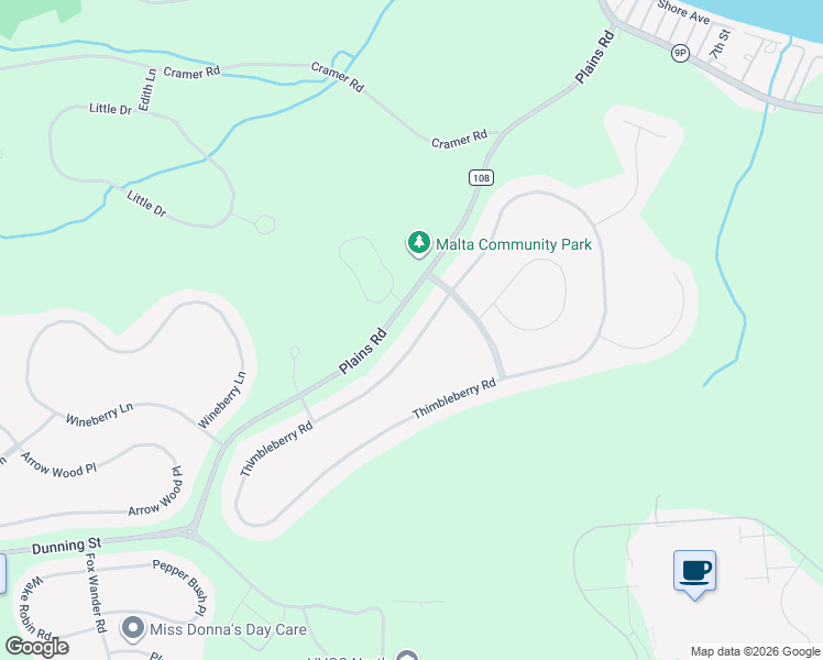 map of restaurants, bars, coffee shops, grocery stores, and more near 26 Thimbleberry Road in Ballston Spa