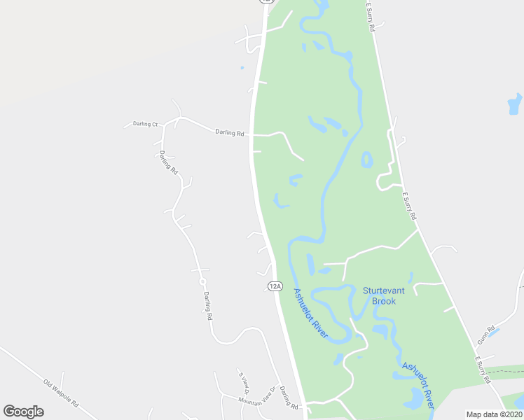 map of restaurants, bars, coffee shops, grocery stores, and more near 229 West Surry Road in Keene