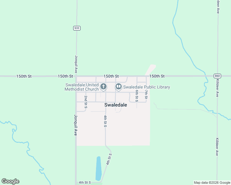 map of restaurants, bars, coffee shops, grocery stores, and more near 200 5th Street in Swaledale