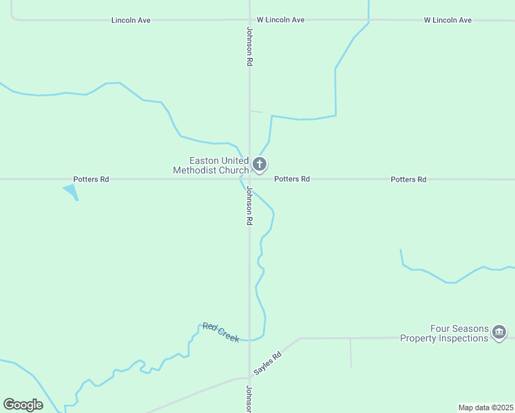 map of restaurants, bars, coffee shops, grocery stores, and more near 597 Johnson Road in Ionia