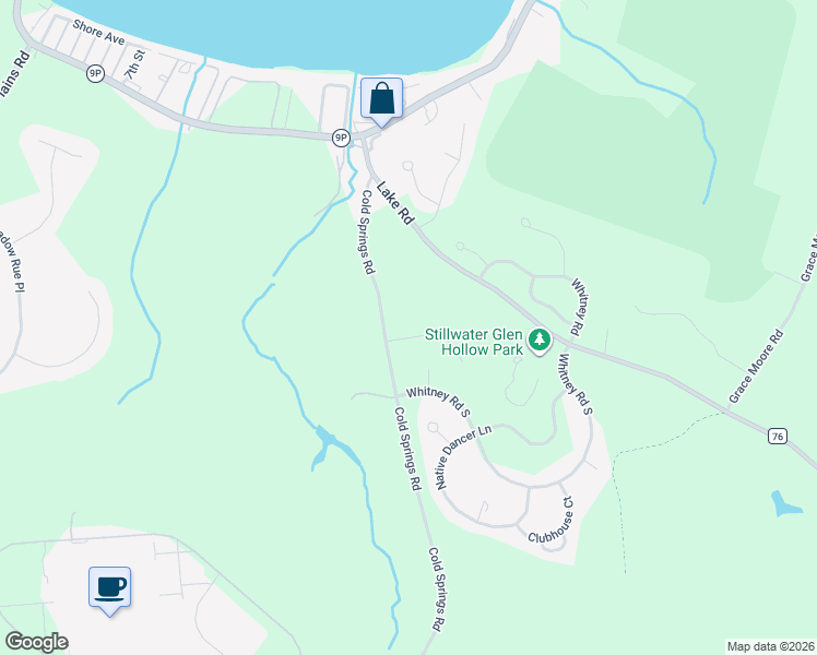map of restaurants, bars, coffee shops, grocery stores, and more near 5 Secretariat Lane in Saratoga Springs