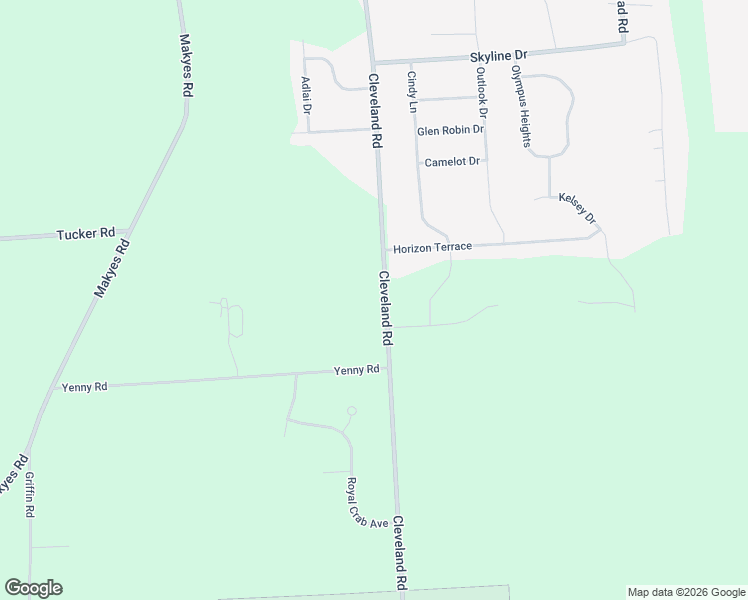 map of restaurants, bars, coffee shops, grocery stores, and more near 4309 Cleveland Road in Syracuse