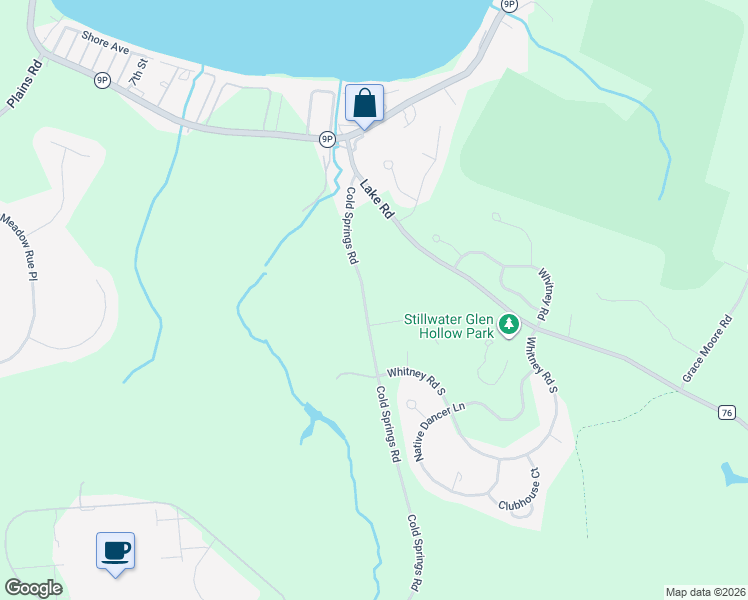 map of restaurants, bars, coffee shops, grocery stores, and more near 5 Secretariat Lane in Saratoga Springs