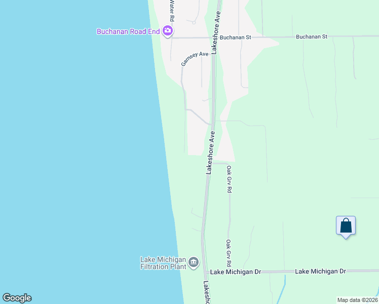 map of restaurants, bars, coffee shops, grocery stores, and more near 11610 Garnsey Avenue in Grand Haven