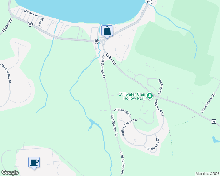 map of restaurants, bars, coffee shops, grocery stores, and more near 5 Secretariat Lane in Saratoga Springs