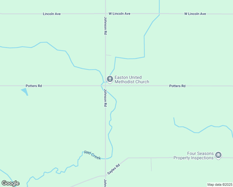 map of restaurants, bars, coffee shops, grocery stores, and more near 597 Johnson Road in Ionia