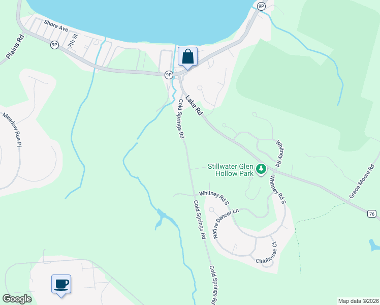map of restaurants, bars, coffee shops, grocery stores, and more near 5 Secretariat Lane in Saratoga Springs