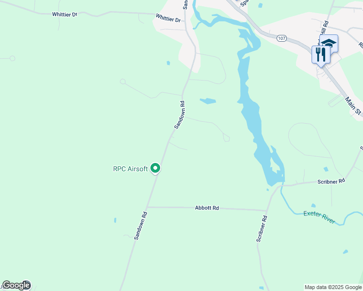 map of restaurants, bars, coffee shops, grocery stores, and more near 160 Sandown Road in Fremont