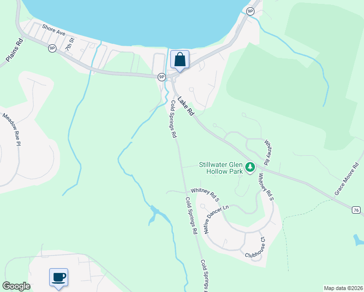 map of restaurants, bars, coffee shops, grocery stores, and more near 5 Secretariat Lane in Saratoga Springs