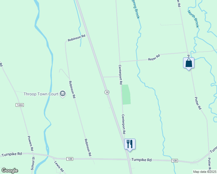 map of restaurants, bars, coffee shops, grocery stores, and more near 7510 State Street Road in Auburn
