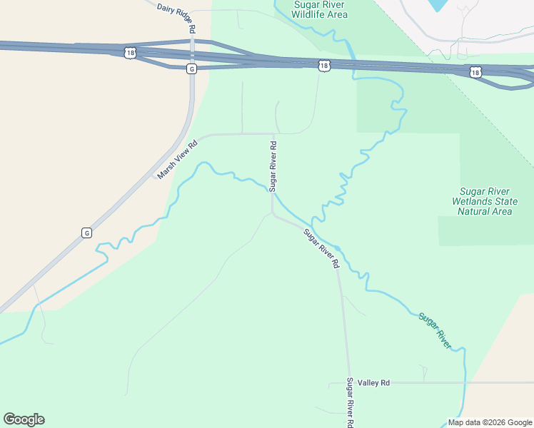 map of restaurants, bars, coffee shops, grocery stores, and more near 2313 Sugar River Road in Verona