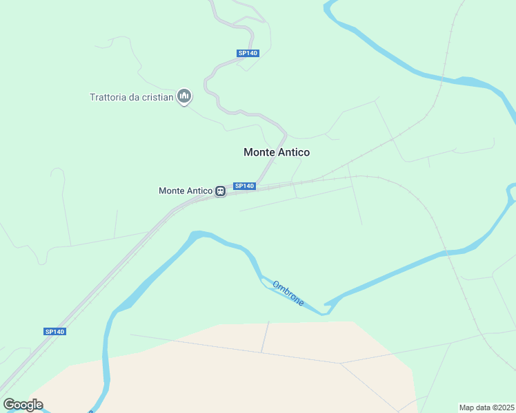 map of restaurants, bars, coffee shops, grocery stores, and more near 18 Via Siena in Monte Antico