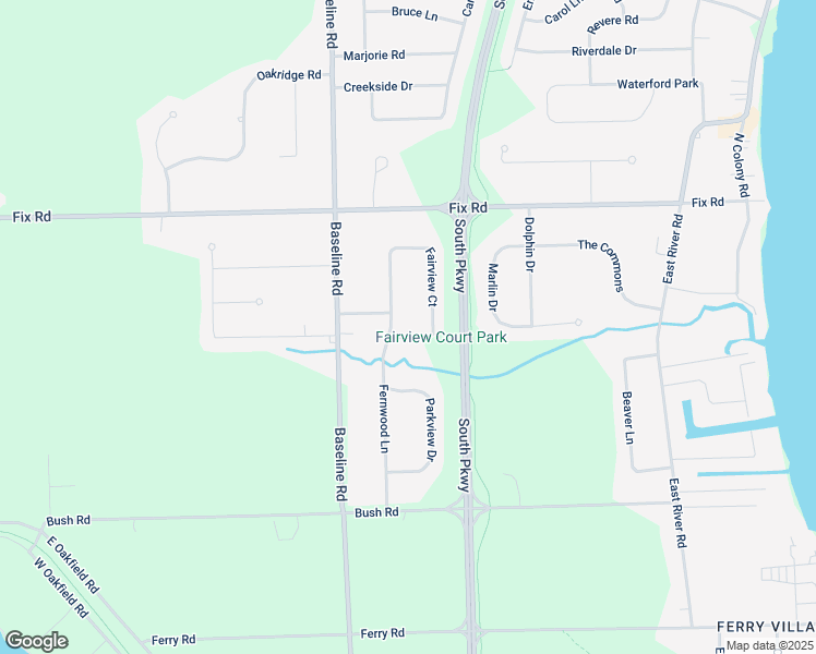 map of restaurants, bars, coffee shops, grocery stores, and more near 17 Fairview Court in Grand Island