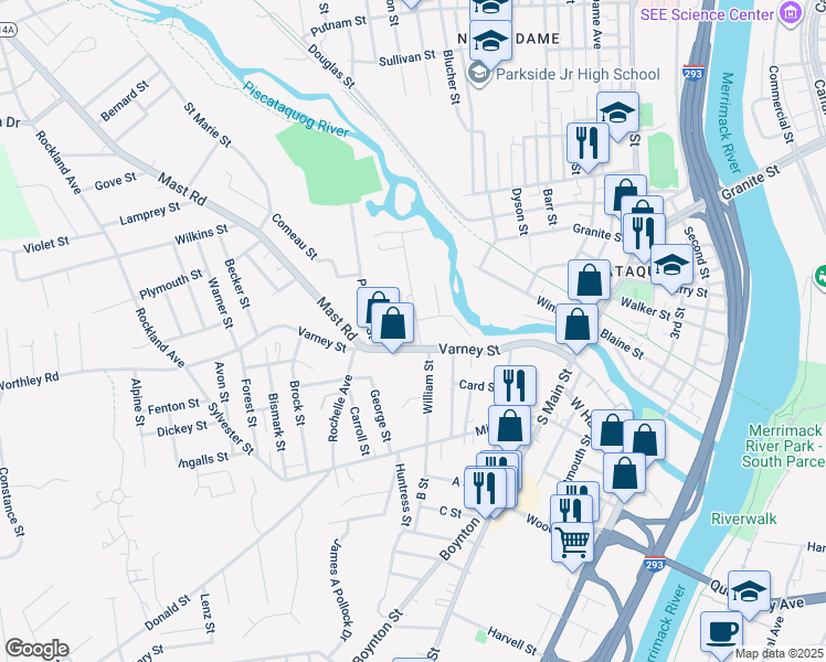 map of restaurants, bars, coffee shops, grocery stores, and more near 24 Head Street in Manchester
