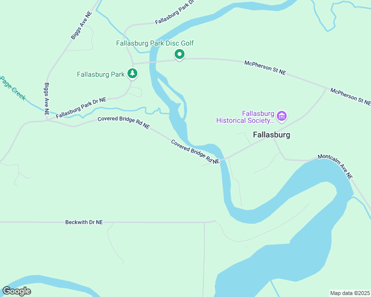 map of restaurants, bars, coffee shops, grocery stores, and more near Covered Bridge Road Northeast in Kent County