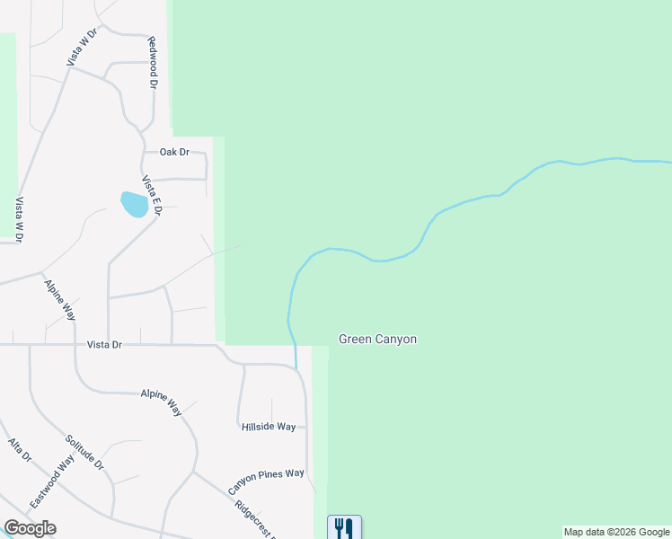 map of restaurants, bars, coffee shops, grocery stores, and more near 1117-1195 Vista Drive in Star Valley Ranch