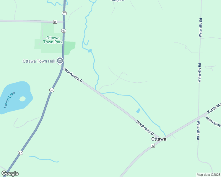 map of restaurants, bars, coffee shops, grocery stores, and more near S35W35608 County Road D in Dousman