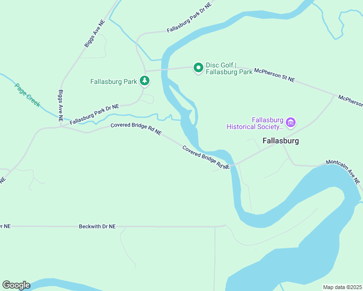 map of restaurants, bars, coffee shops, grocery stores, and more near Covered Bridge Road Northeast in Kent County