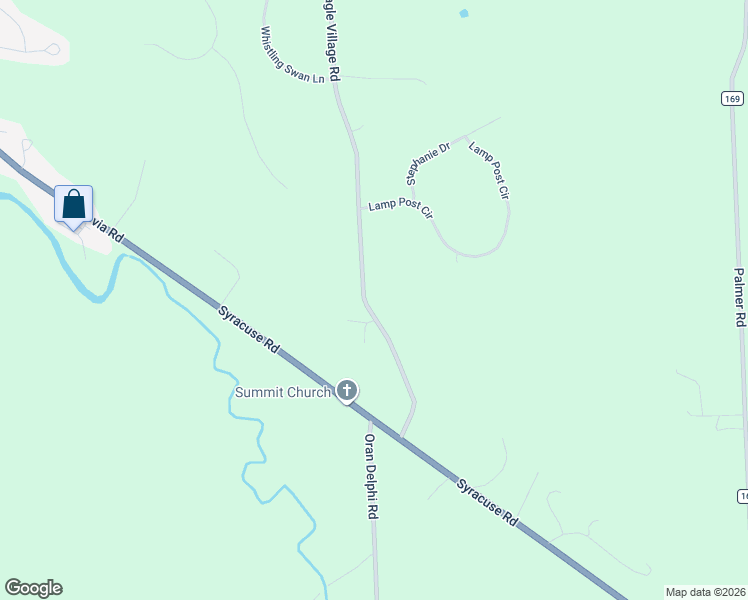 map of restaurants, bars, coffee shops, grocery stores, and more near 4370 Oran Station Road in Manlius