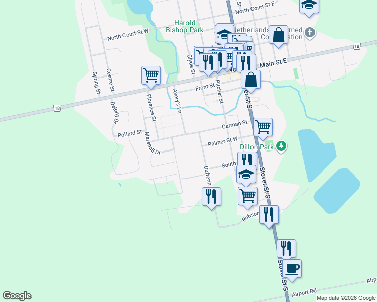 10 Dufferin Street, Norwich ON Walk Score