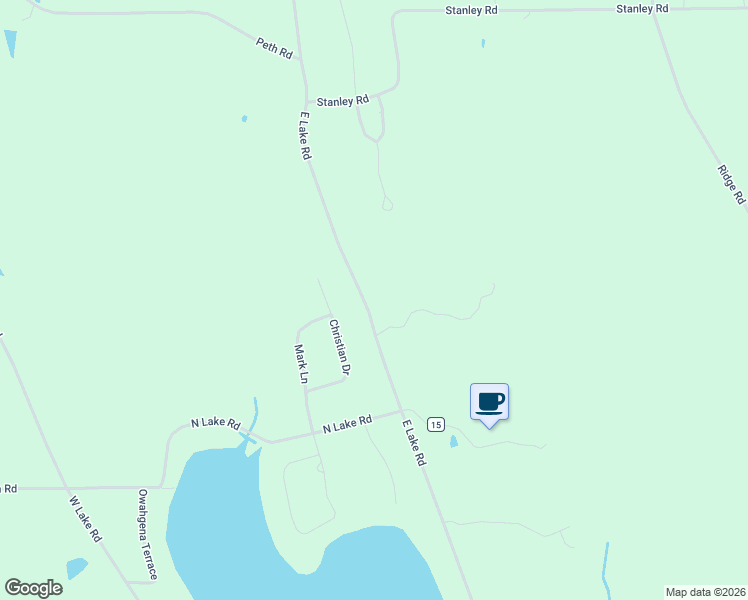 map of restaurants, bars, coffee shops, grocery stores, and more near 5362 East Lake Road in Cazenovia