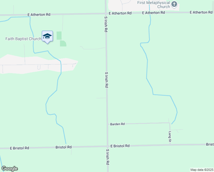 map of restaurants, bars, coffee shops, grocery stores, and more near 3287 South Irish Road in Davison