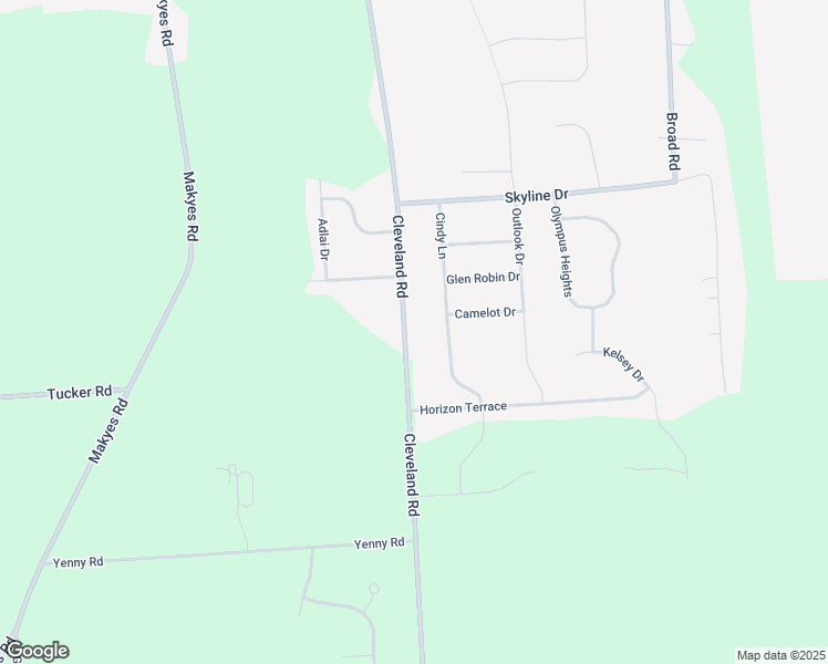 map of restaurants, bars, coffee shops, grocery stores, and more near 4385 Cleveland Road in Syracuse