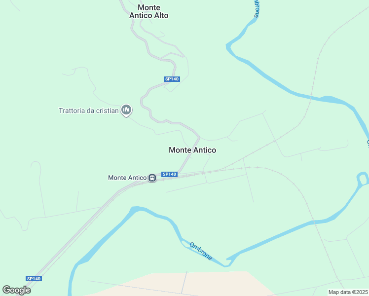 map of restaurants, bars, coffee shops, grocery stores, and more near 24 Strada Provinciale Leopoldina in Monte Antico