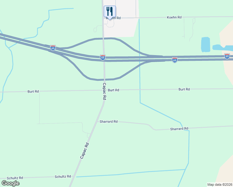map of restaurants, bars, coffee shops, grocery stores, and more near 14978 Sharrard Road in St. Clair County