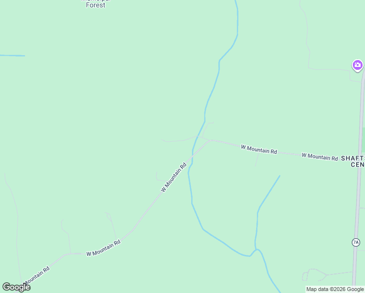 map of restaurants, bars, coffee shops, grocery stores, and more near 760 West Mountain Road in Shaftsbury