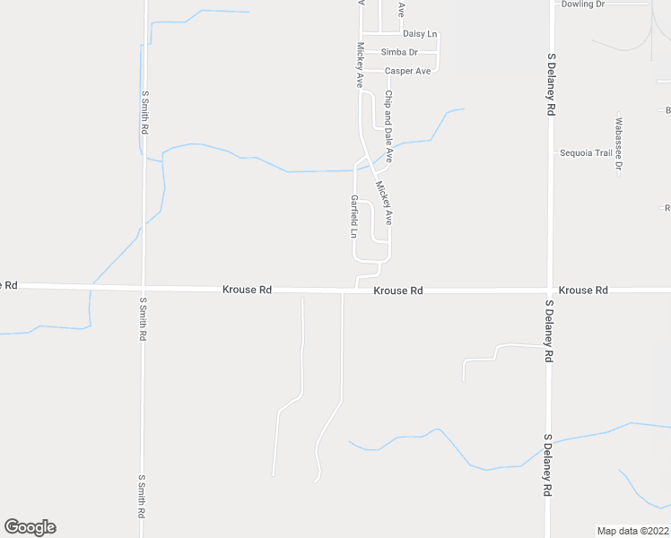 map of restaurants, bars, coffee shops, grocery stores, and more near 2450 Krouse Road in Owosso