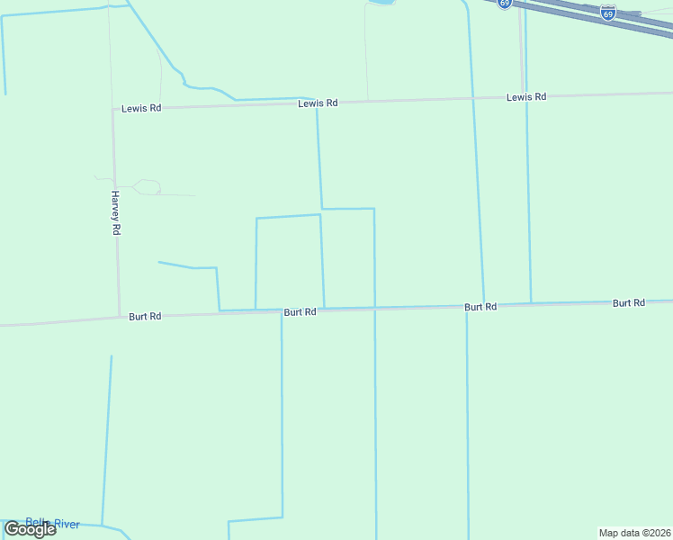 map of restaurants, bars, coffee shops, grocery stores, and more near 16252 Burt Road in Capac