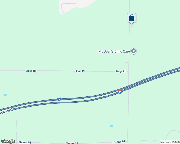 map of restaurants, bars, coffee shops, grocery stores, and more near 13498 Stage Road in Akron