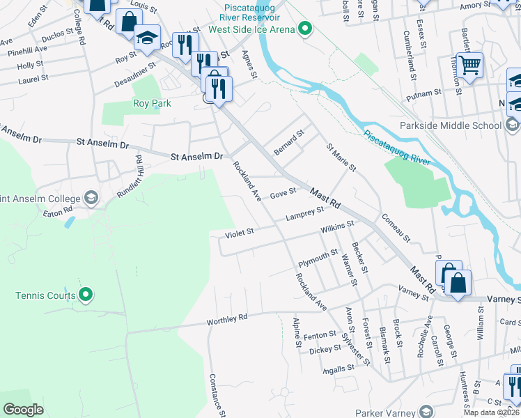 map of restaurants, bars, coffee shops, grocery stores, and more near 32 Orms Street in Manchester
