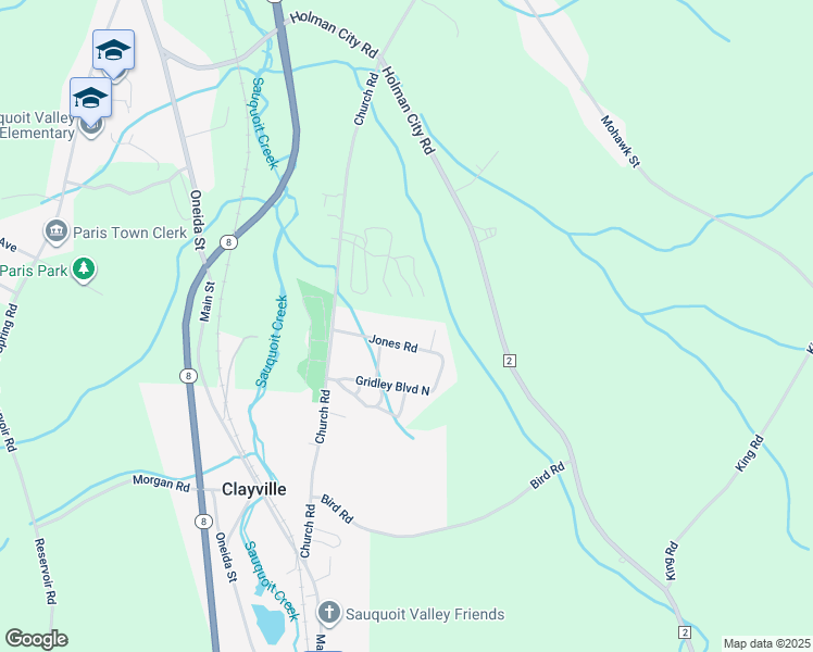 map of restaurants, bars, coffee shops, grocery stores, and more near 6 Crest Dr in Paris