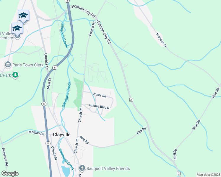 map of restaurants, bars, coffee shops, grocery stores, and more near 6 Crest Dr in Paris