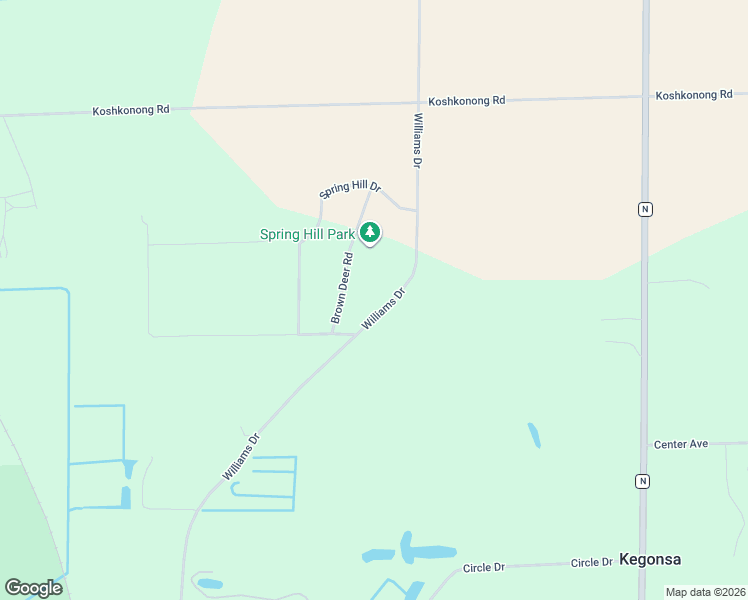 map of restaurants, bars, coffee shops, grocery stores, and more near 2525 Williams Drive in Stoughton