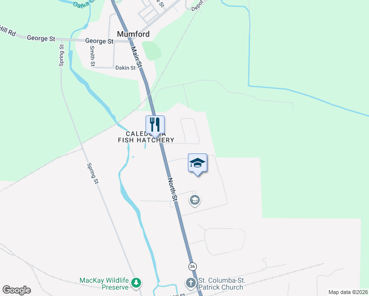 map of restaurants, bars, coffee shops, grocery stores, and more near 3086 Pamela Way in Caledonia