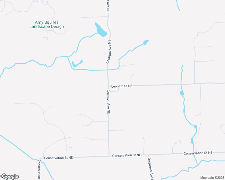 map of restaurants, bars, coffee shops, grocery stores, and more near 1120-1172 Cramton Avenue Northeast in Ada