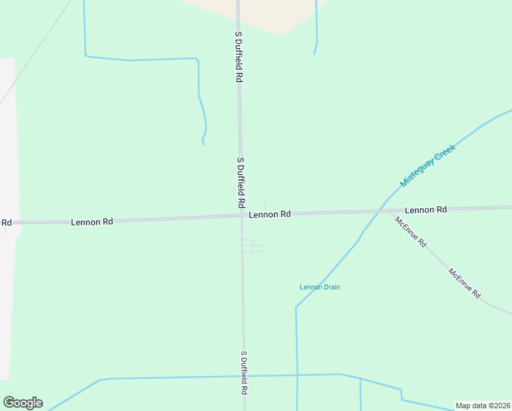 map of restaurants, bars, coffee shops, grocery stores, and more near 11568 Lennon Road in Lennon