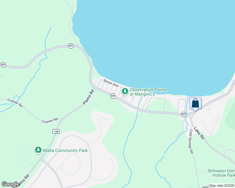 map of restaurants, bars, coffee shops, grocery stores, and more near 110 4th Street in Saratoga Springs