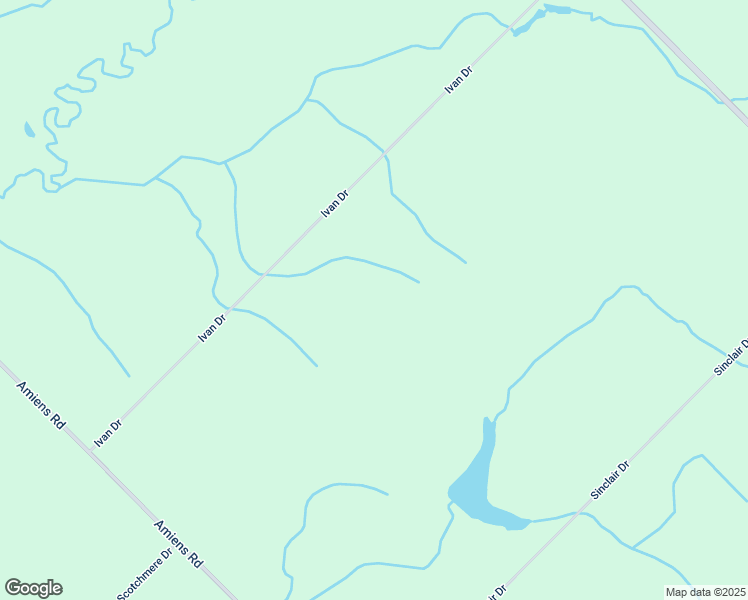 map of restaurants, bars, coffee shops, grocery stores, and more near 9661 Ivan Drive in Ilderton