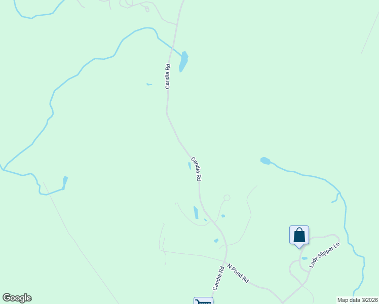 map of restaurants, bars, coffee shops, grocery stores, and more near 302 Candia Road in Chester