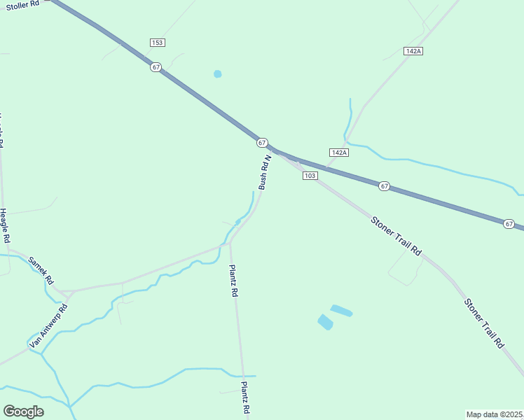 map of restaurants, bars, coffee shops, grocery stores, and more near 137 Bush Road North in Johnstown