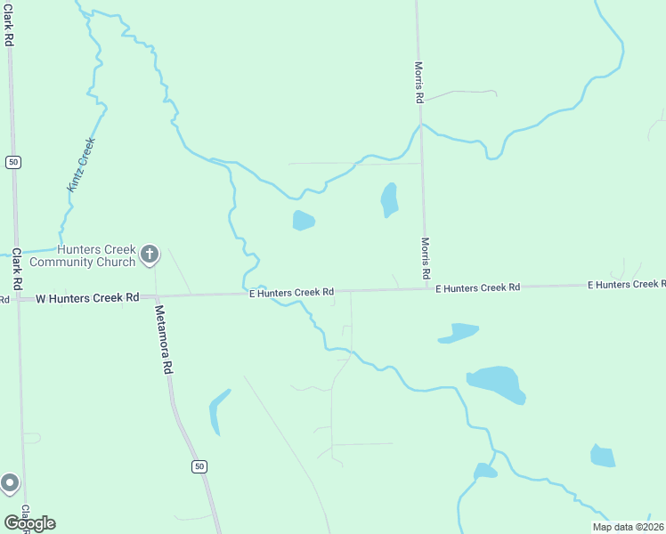 map of restaurants, bars, coffee shops, grocery stores, and more near 201 East Hunters Creek Road in Lapeer