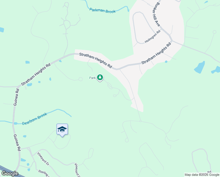 map of restaurants, bars, coffee shops, grocery stores, and more near 57 Thornhill Road in Stratham