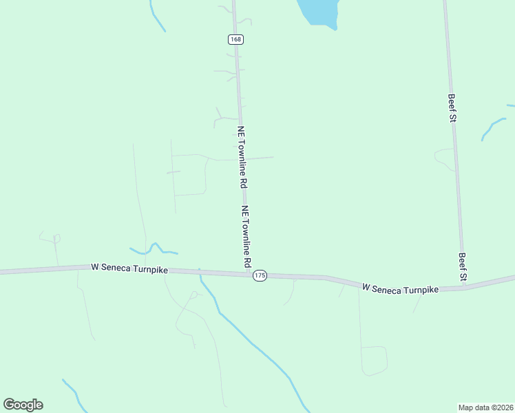 map of restaurants, bars, coffee shops, grocery stores, and more near 4458 Northeast Townline Road in Syracuse