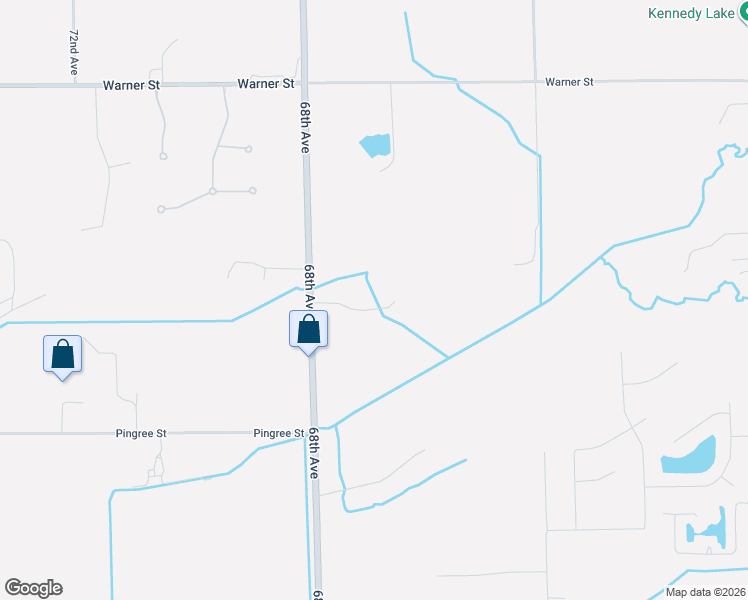 map of restaurants, bars, coffee shops, grocery stores, and more near 12032 68th Avenue in Allendale Charter Township