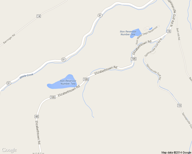 map of restaurants, bars, coffee shops, grocery stores, and more near 1398 Elizabethtown Rd in Ilion