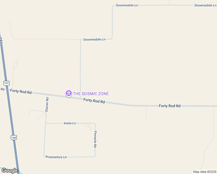 map of restaurants, bars, coffee shops, grocery stores, and more near 71 Forty Rod Road in Pinedale